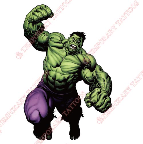 Hulk Customize Temporary Tattoos Stickers NO.178